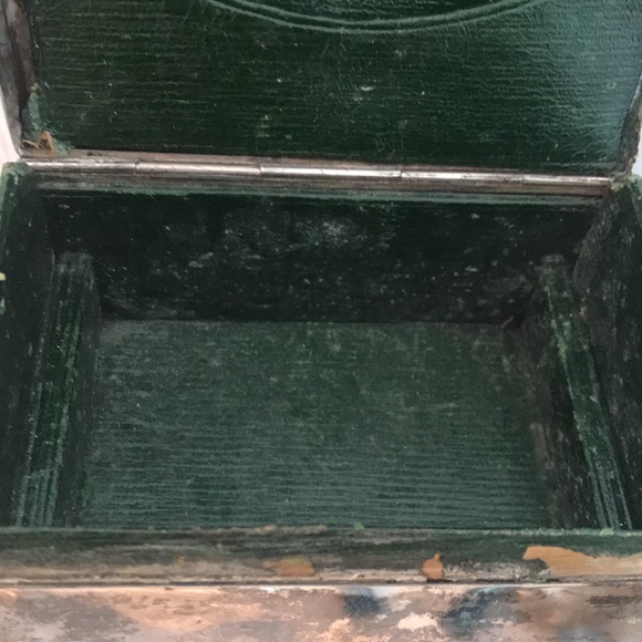 🌠 🌹Antique Sterling Silver Cigarette Box🌹 🌠 or Jewelry Box🌺💐Wedding Gift🌷 - Picture 11 of 16